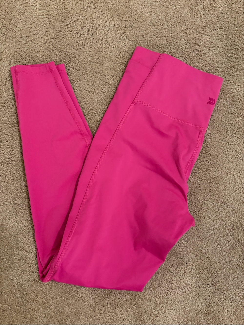all in motion Bright Pink Girls' Performance Leggings